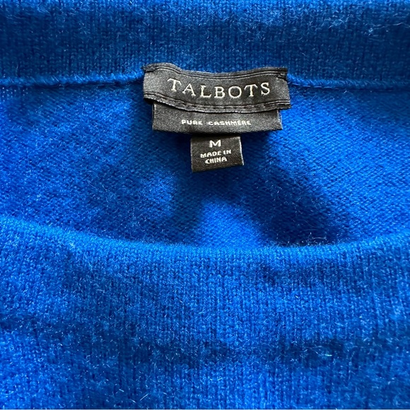 *100% CASHMERE* Talbots Pullover Sweater M - Picture 10 of 11